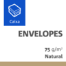 Envelope Natural Janela 075 Gramas 0114X0229 Comercial Pacotes com 0500 Unid.