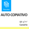 Autocopiativo Canario CFB 052 Gramas 0660X0960 Comercial Pacotes com 0250 Unid.