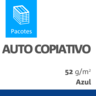 Autocopiativo Azul CFB 052 Gramas 0660X0960 Comercial Pacotes com 0500 Unid.