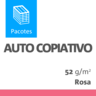 Autocopiativo Rosa CF 052 Gramas 0660X0960 Comercial Pacotes com 0250 Unid.