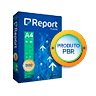Papel Sulfite Report Premium PBR A4 75g 500 folhas  - Caixa com 10 pacotes