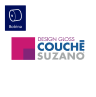 Couché Suzano® Design Gloss 210 Gramas 1200X1000 Comercial Bobina com furo de 0076 mm