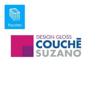 Couché Suzano® Design Gloss 210 Gramas 1120X0760 Comercial Embalado com 000125 Folhas