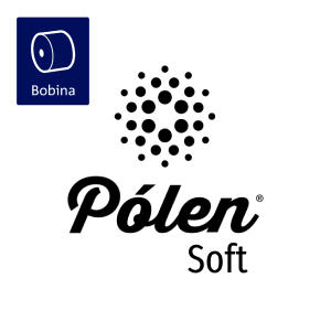 Papel Pólen® Soft 070 Gramas 0670X1200 Imune Bobina com furo de 0076 mm