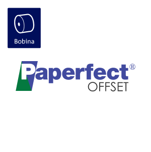 Papel Offset Paperfect® 056 Gramas 0640X1000 Comercial Bobina com furo de 0076 mm