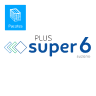 Super 6 Plus 340 Gramas 0660X0960 Comercial Embalado com 000100 Folhas