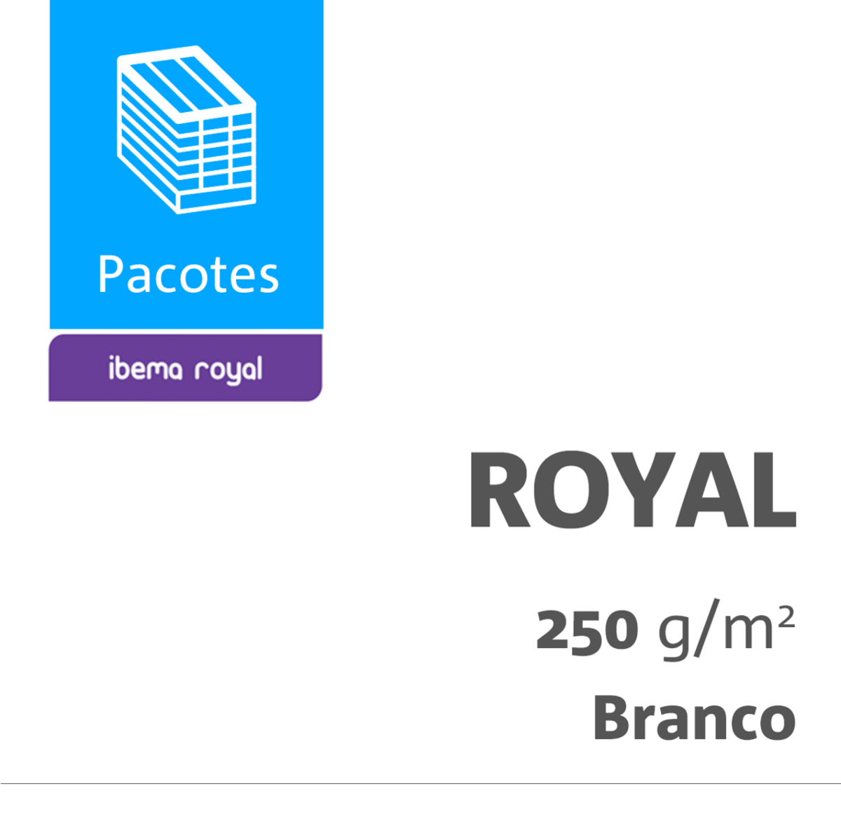 Papelcartão Royal Branco 250 Gramas 0660X0960 Comercial Pacotes com 0150 Unid.