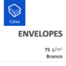 Envelope Carteira Branco 075 Gramas 0114X0162 Comercial Pacotes com 1000 Unid.