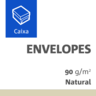Envelope Saco Natural 090 Gramas 0242X0336 Comercial Pacotes com 0250 Unid.